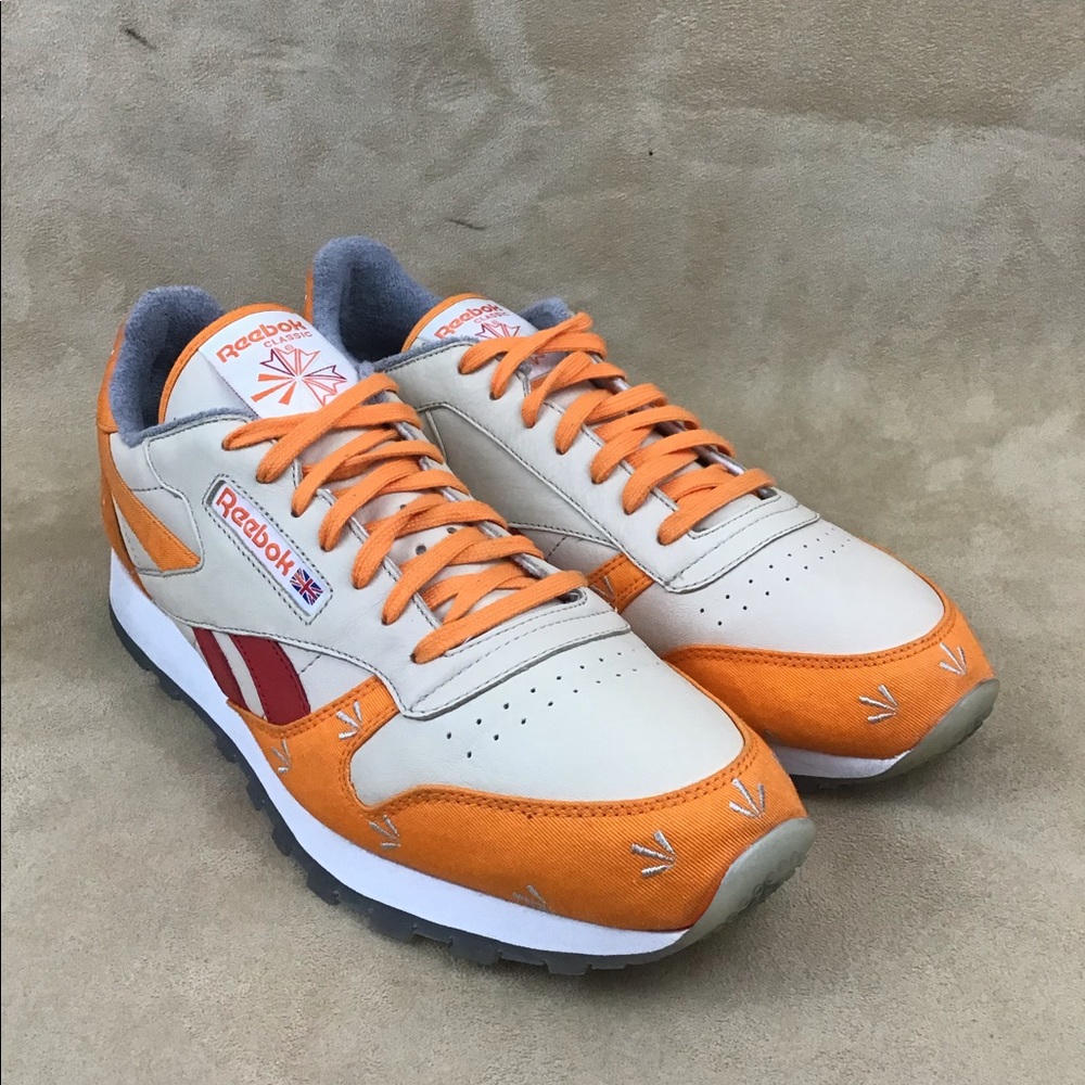 Reebok Classic Leather Gray Warnett Size 12